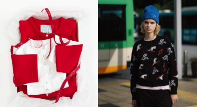 agn&egrave;s b.耶誕禮傳遞溫暖心意 應景色開襟外套映襯節慶感 手提迷你派對包時髦帶著走