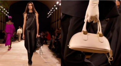 巴黎世家2026夏季跨時空優雅共振 新創Neo Gazar布料輕盈柔韌 圓弧Bolero包呼應身體線條