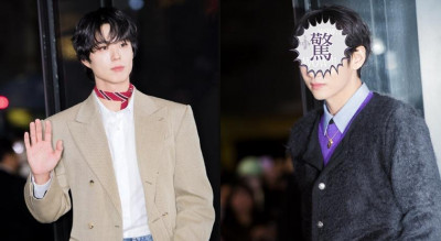 樸寶劍頂愛心劉海變身貴公子帥得過分！和「世界首帥」撞臉竟像親兄弟