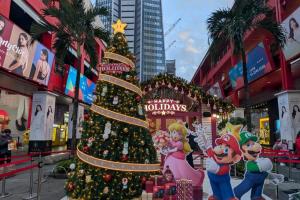 任天堂風格聖誕樹現身！Switch 2 冬季同樂會開跑、現場搶先直擊