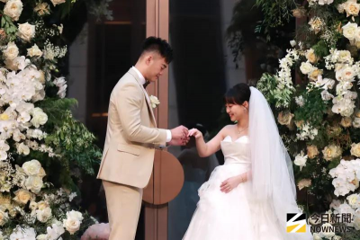 李洋低調現身！王齊麟、陳詩媛今辦婚禮　金牌名將林鬱婷到場祝福