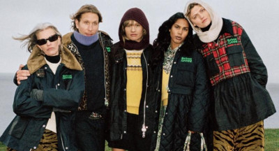 Barbour&times;GANNI經典外套新詮釋 紅色與豹紋元素貫穿聯名系列 首推二合一外套靈活調整長度