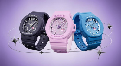 BABY-G連科幻風都走可愛路線！每日變換錶盤字體 無鬧鈴耐衝擊超實用