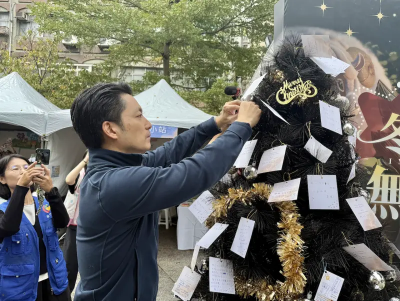 雙城論壇首日坐鎮台北！蔣萬安視察安心關懷站寫下：害怕不是軟弱