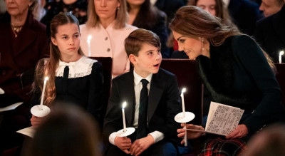 凱特王妃和夏綠蒂公主超優雅母女裝亮相！路易王子滿手禮物 如開粉絲見面會