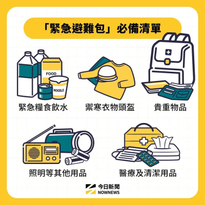 地震緊急避難包「6大黃金清單」、放置地點全攻略：關鍵時刻保命