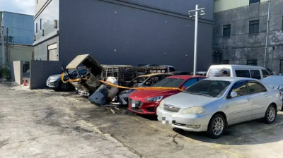 五股停車場起火波及9車　疑搬家貨車電線短路、餐車瓦斯洩漏釀災