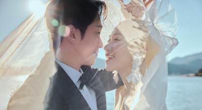 Lulu&hearts;陳漢典富士山拍婚紗原因藏愛的告白！蒂米琪曳地長頭紗極致夢幻