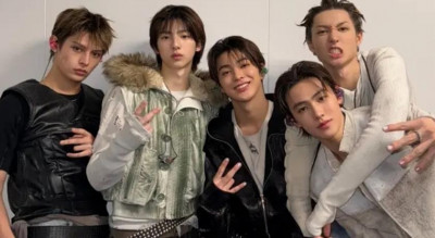 爆紅男團Cortis披法式雅痞風跑時尚趴！台泰混血趙雨凡西服正裝帥炸