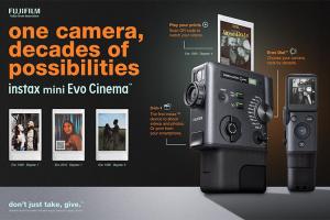 富士復古相機再出新招！復活直立式攝影機、不只錄影還能印照片