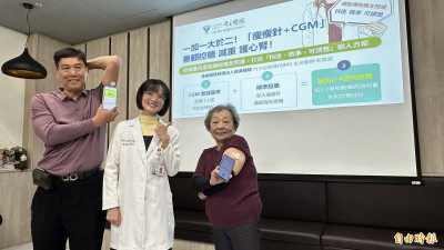 瘦瘦針不只減重  +CGM兼顧控糖、減重、護心腎
