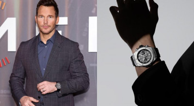 克裏斯普瑞特宣傳新片亮相！腕間那一只鈦金計時錶瞬間成紅毯話題