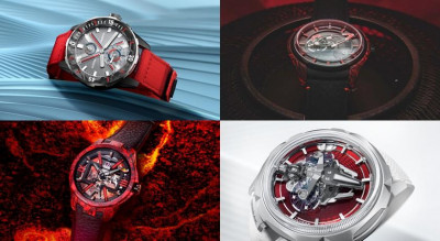 過年戴紅色腕錶接鴻運！Freak奇想到潛水款 雅典錶四款紅色時計齊發
