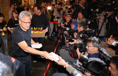 黃仁勳行程太滿？傳拜廟行程喊卡　逛士林夜市行程取消