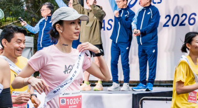 陳庭妮溪頭挑戰森林路跑 「還沒準備好」在跑者鼓勵中撐過去