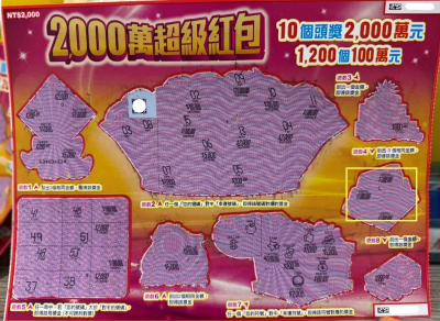 夢境成真！花蓮婦夢見跌入聚寶盆　隔天隨手挑第一張就刮中100萬