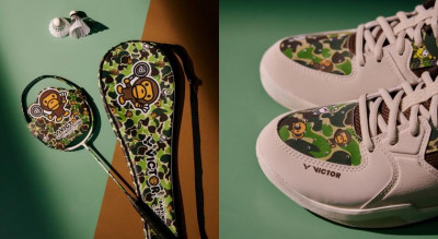 迷彩Q版猿人攻佔羽球場！VICTORＸBABY MILO STORE&reg;萌潮聯名必收