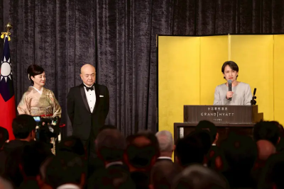 影／赴日天皇華誕慶祝酒會　蕭美琴恭賀高市早苗獲廣大民意託付