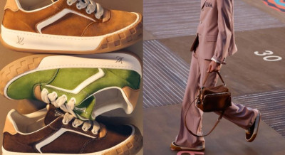 路易威登重塑男款運動鞋版圖 全新低筒LV Tilted滿載品牌符碼 左右鞋底結構相同打破對稱邏輯