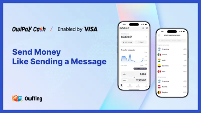 奧丁丁跨境匯款App OwlPay Cash攻美匯款市場　衝10億美元交易量