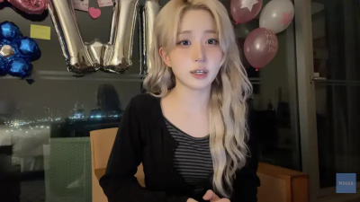 女團NMIXX被私生拿雷射筆照房間！隊長海嫄慘受害　不爽怒關直播