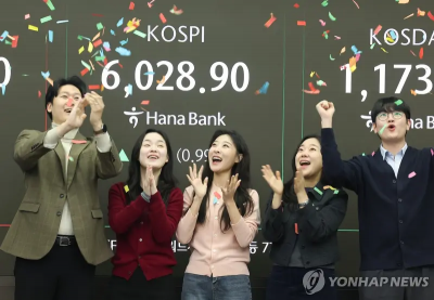 韓國股市開盤突破6000點大關！創歷史新高　科技股強勢領漲