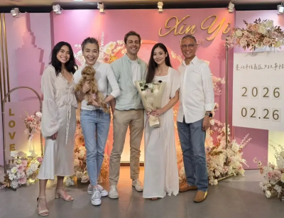 快訊／謝沛恩嫁了！天菜級老公正面曝光　甜喊：馬年馬上結婚