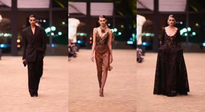 SAINT LAURENT煙裝開場又謝幕！寬版西裝碰撞蕾絲重塑女性力量