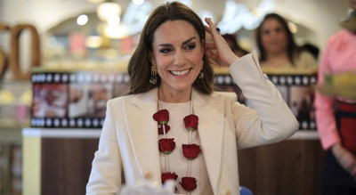 凱特王妃赤腳跳舞太可愛！威廉王子送的這款「平價耳環」竟能搭出高級感