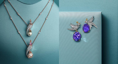 Tiffany石上鳥談戀愛了！成對Love Birds好萌、結合稀世珍珠再寫經典