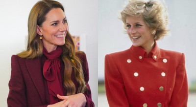 凱特王妃連穿這款襯衫每次都有新花樣！全民讚爆造型竟是模仿黛安娜王妃