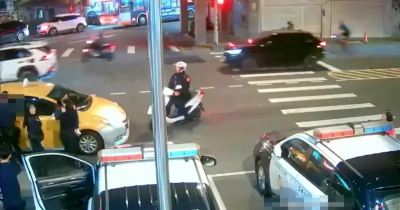 三峽通緝犯開車連3撞　員警開2槍追捕4小時逮人歸案