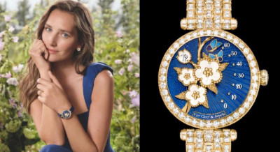 梵克雅寶耕耘春日活力花園 詩意複雜腕錶藍蝶與白梅共舞 獨特跳時方式細品浪漫時光