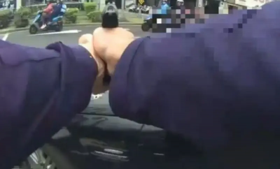 三重男駕駛疑藏毒品撞警機車逃逸　警沿途追逐開2槍畫面曝光