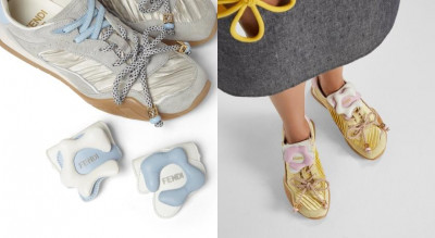 宋慧喬已經在買的路上了！FENDI小花鞋舌陪你走花路