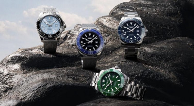 浪琴最熱賣深海徵服者全面升級！5色陶瓷圈首搭米蘭鍊帶 防水300米超強悍