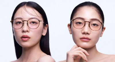 JINS腮紅鏡片素顏神器掀潮流 下緣漸層透出雙頰粉嫩色 客製濃淡修飾V臉小心機