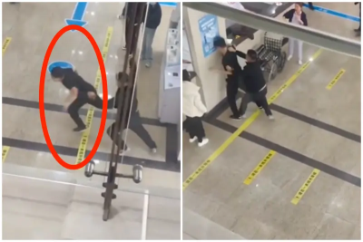 孕妻讓男醫生做產檢！中國男崩潰撞牆喊離婚　網酸：清朝穿越來的