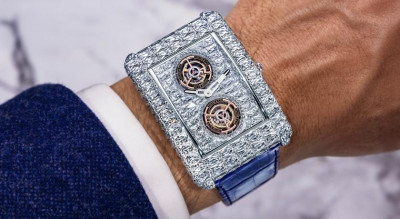 Jacob &amp; Co.雙陀飛輪衝擊錶壇！專利Angel Cut光影炸裂改寫鑽石規則