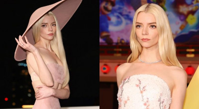 碧姬公主真人版！安雅泰勒喬伊赴日宣傳《瑪利歐銀河》粉紅洋裝飄仙氣