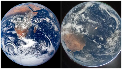 阿提米絲2號拍下地球！對比54年前網驚地球「變暗淡」　真相曝光