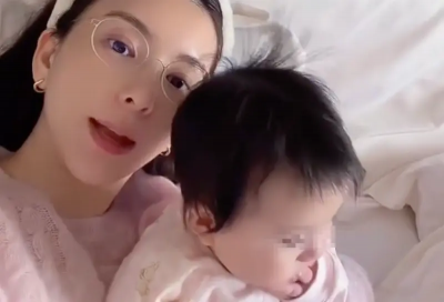 郭富城三女兒首露臉！方媛曬5個月寶寶側臉照　高鼻樑顏值超犯規