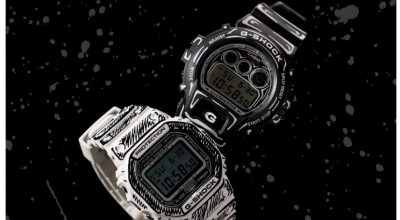 G-SHOCK聯名大玩2D視覺效果 攜手藝術家Joshua Vides出擊 黑白漫畫風席捲經典雙錶款