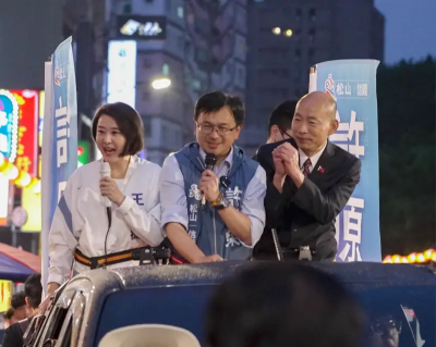 現身助選松信區議員新人　王鴻薇指韓國瑜1舉動讓她「滿驚訝」