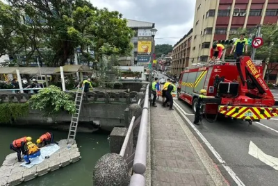 基隆田寮河墜河意外！婦人卡橋旁漂流　救起已口吐白沫身亡