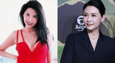 57歲邱淑貞全身包緊緊還是性感！同框天王嫂比美 女兒秀嫩白長腿加入戰局