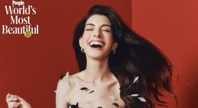 安海瑟薇奪《People》全球最美人物！深V造型連發為《Prada惡魔2》暖身