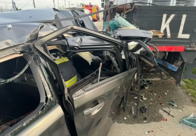 台中龍井轎車猛撞貨車！女乘客頭部破裂不治　肇事駕駛竟棄車逃逸