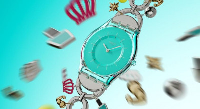 SWATCH竟然也推綠松石錶盤！纖薄輕盈搭超萌吊飾錶帶 價格好佛心