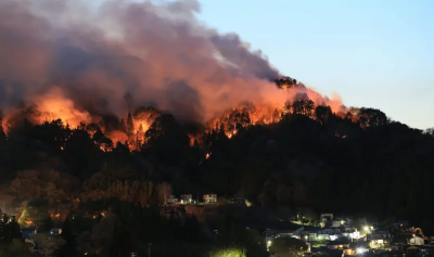 日本巖手森林大火第4天！火勢仍在持續蔓延　逾3000人急撤